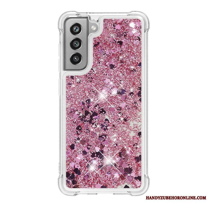 Coque Samsung Galaxy S21 FE Désires Paillettes