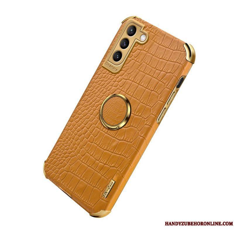 Coque Samsung Galaxy S21 Plus 5G X-CASE Effet Peau Crocodile