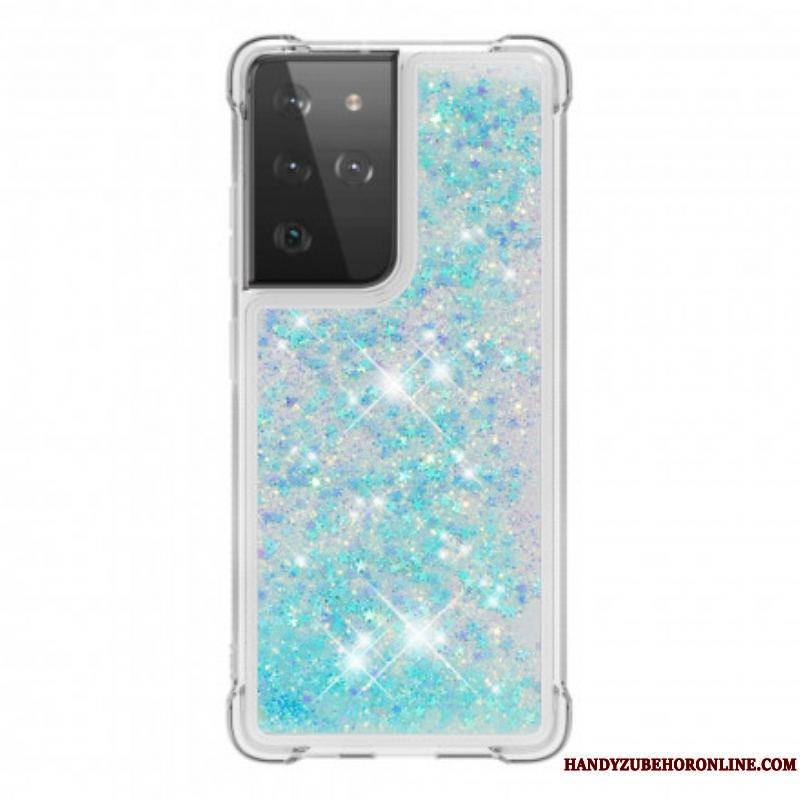 Coque Samsung Galaxy S21 Ultra 5G Désires Paillettes