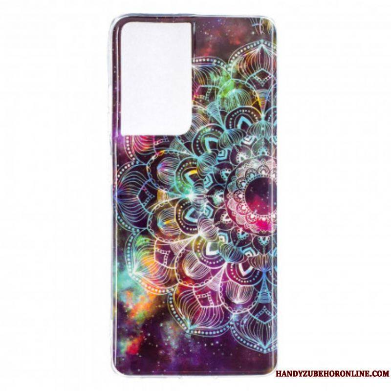 Coque Samsung Galaxy S21 Ultra 5G Série Floralies Fluorescente