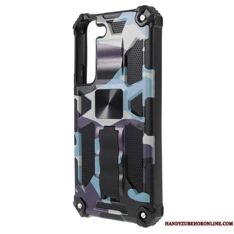 Coque Samsung Galaxy S22 5G Camouflage Support Amovible