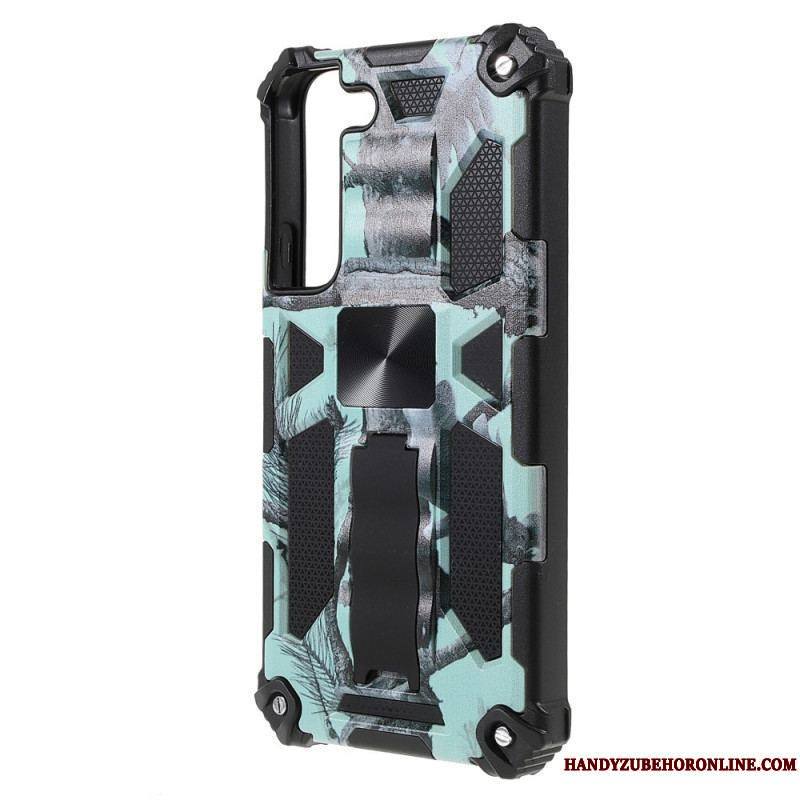 Coque Samsung Galaxy S22 5G Camouflage Support Amovible