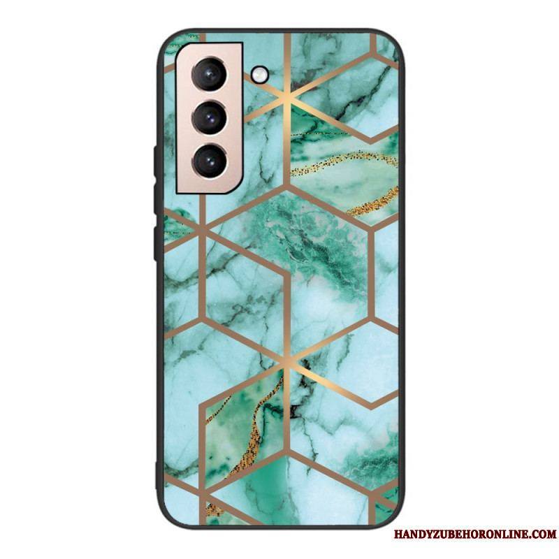 Coque Samsung Galaxy S22 5G Marbre Géométrique Variable
