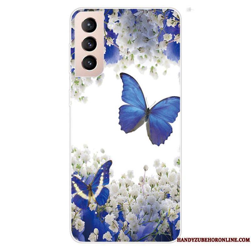 Coque Samsung Galaxy S22 5G Papillons Design