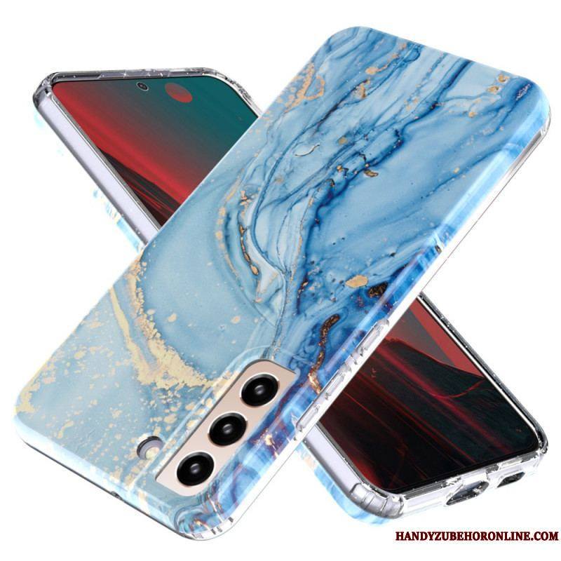 Coque Samsung Galaxy S22 5G Silicone Flexible Marbre