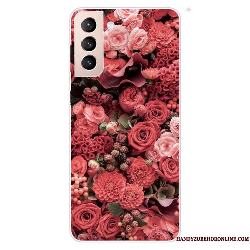 Coque Samsung Galaxy S22 Plus 5G Fleurs Roses