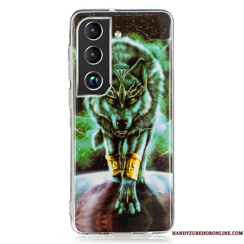 Coque Samsung Galaxy S22 Plus 5G Loup Fluorescente