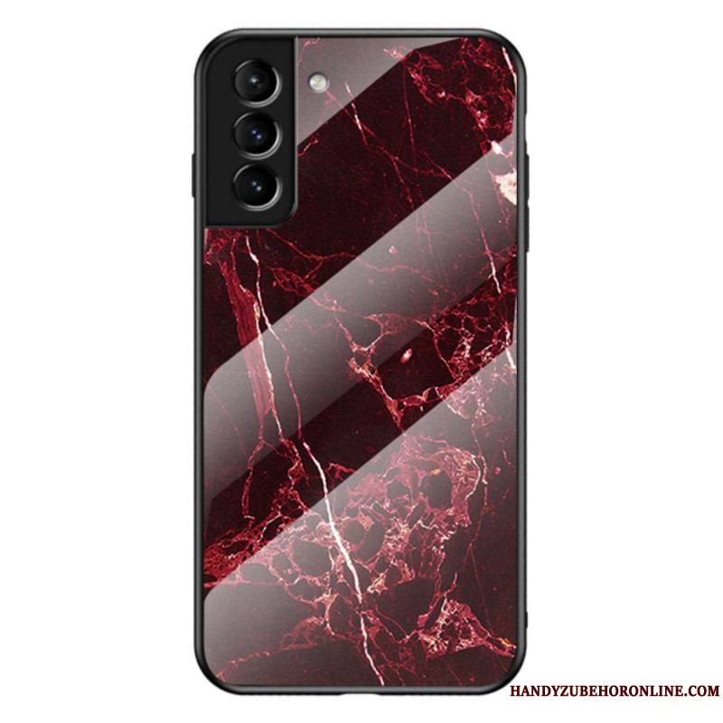 Coque Samsung Galaxy S22 Plus 5G Verre Trempé Marble Colors