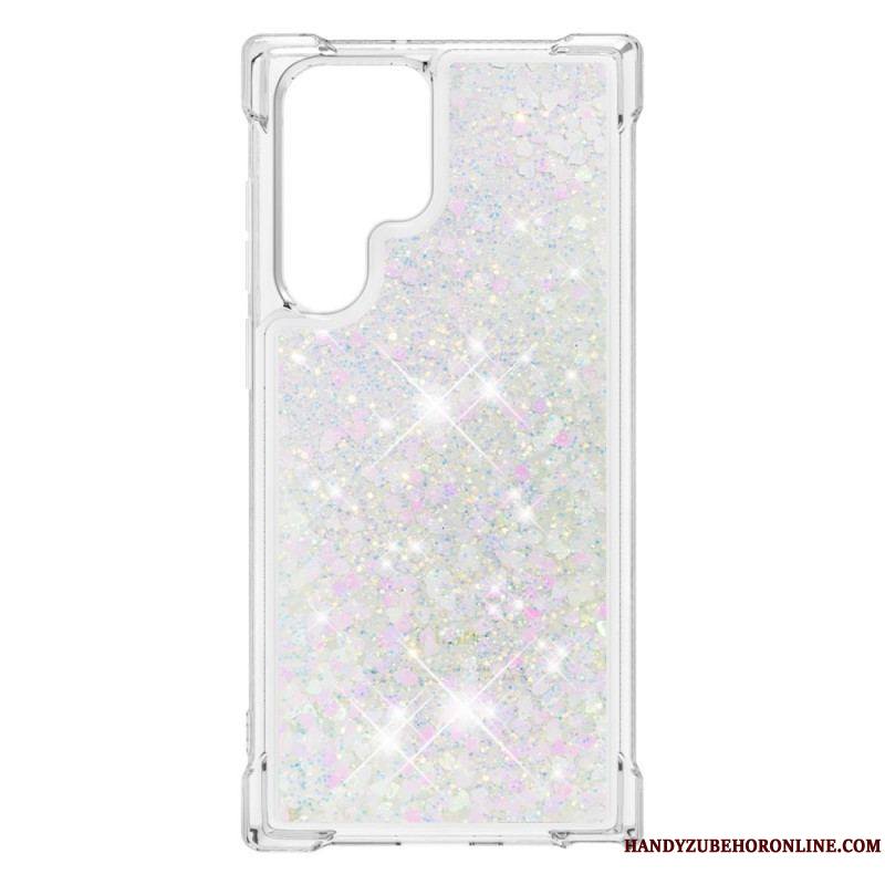 Coque Samsung Galaxy S22 Ultra 5G Désires Paillettes