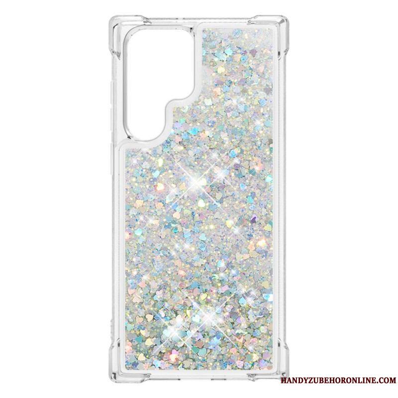 Coque Samsung Galaxy S22 Ultra 5G Désires Paillettes