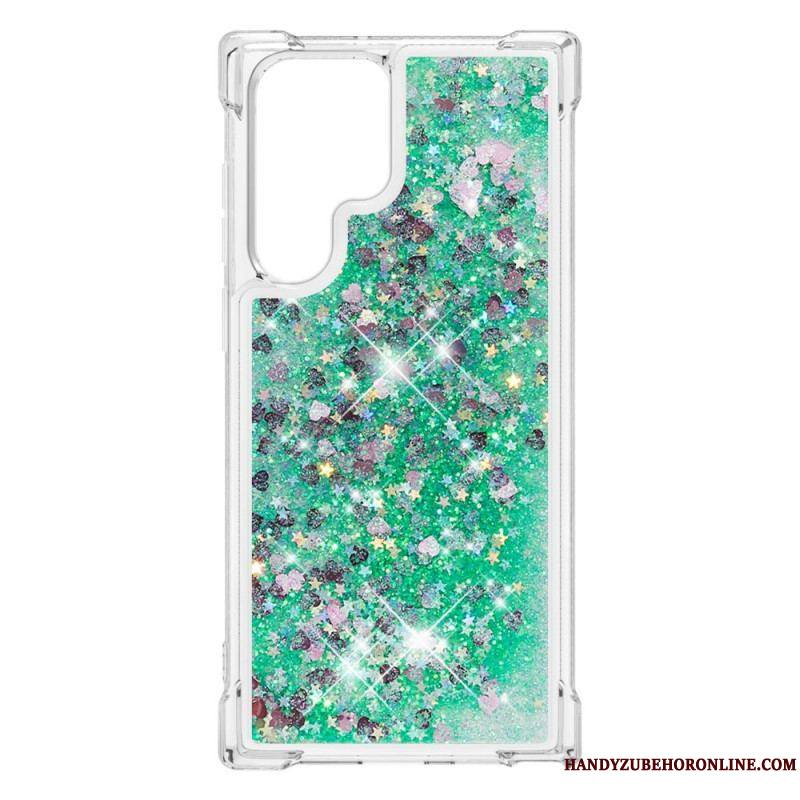 Coque Samsung Galaxy S22 Ultra 5G Désires Paillettes