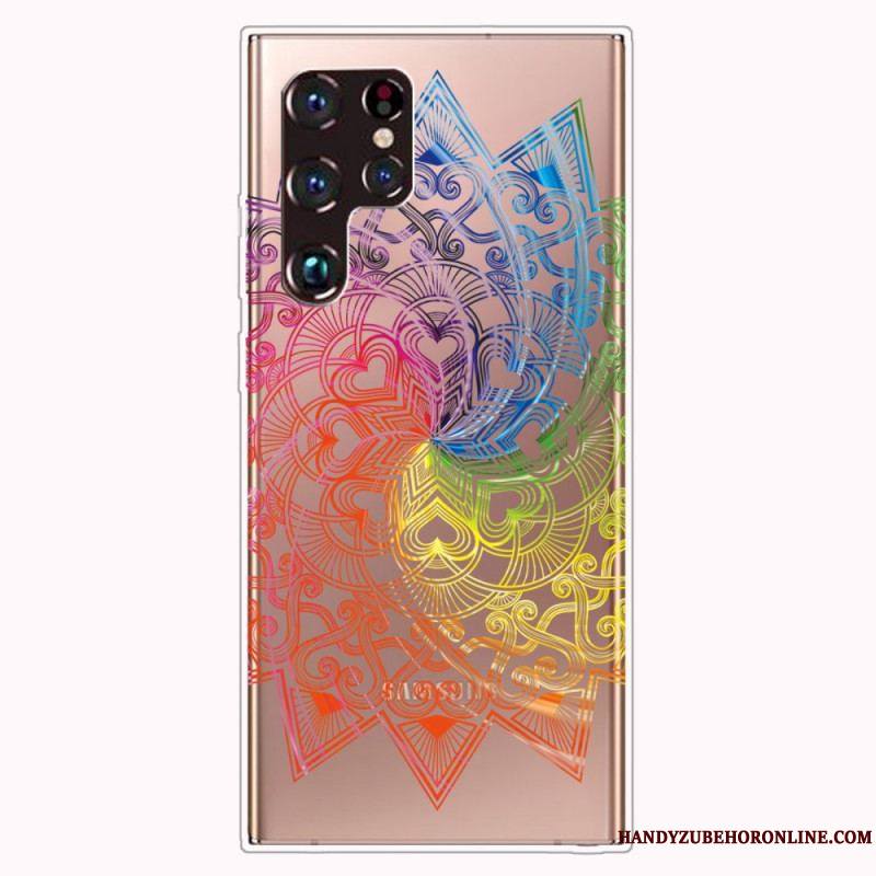 Coque Samsung Galaxy S22 Ultra 5G Mandala Design