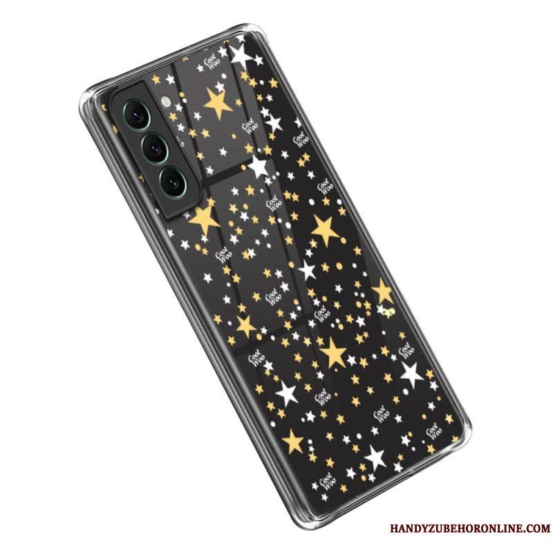 Coque Samsung Galaxy S23 5G Transparente Étoiles / Coeurs