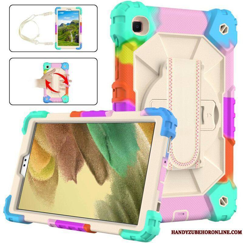 Coque Samsung Galaxy Tab A7 Lite Multi-Fonctionnelle Camouflage