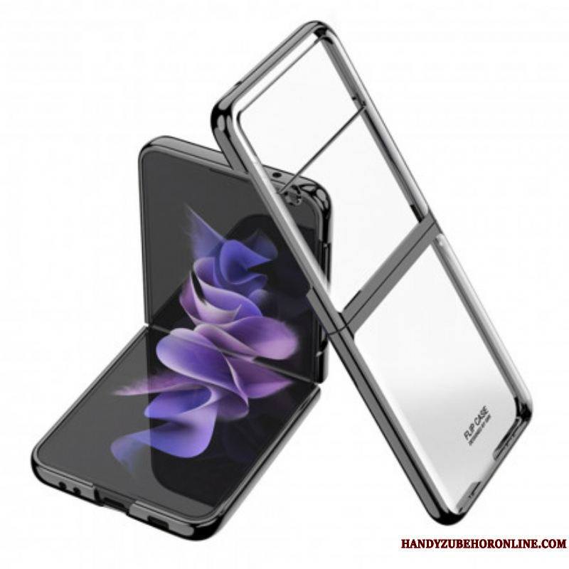 Coque Samsung Galaxy Z Flip 3 5G Rebords Style Métal