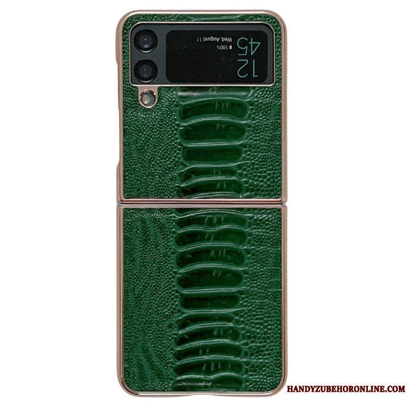 Coque Samsung Galaxy Z Flip 4 Design Crocodile