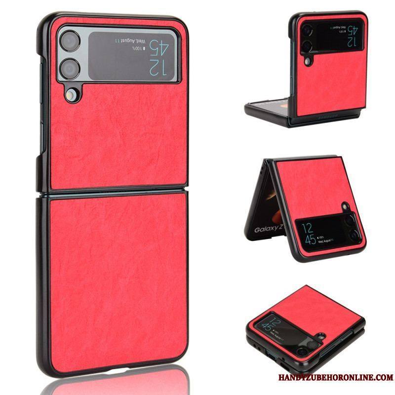 Coque Samsung Galaxy Z Flip 4 Douceur Effet Cuir