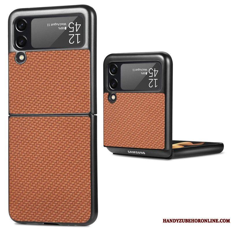 Coque Samsung Galaxy Z Flip 4 Fibre Carbone Texturée