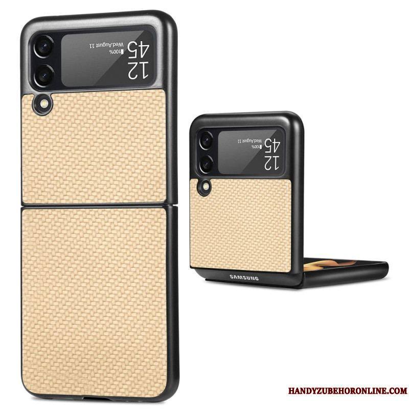 Coque Samsung Galaxy Z Flip 4 Fibre Carbone Texturée