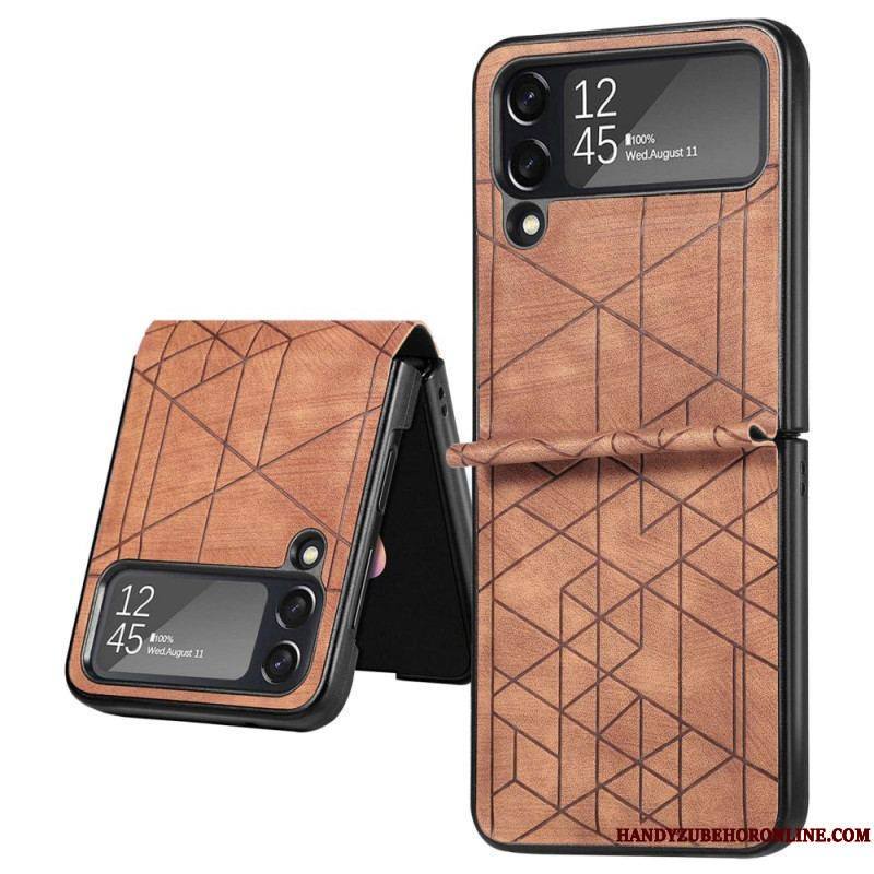 Coque Samsung Galaxy Z Flip 4 Lignes Géométriques