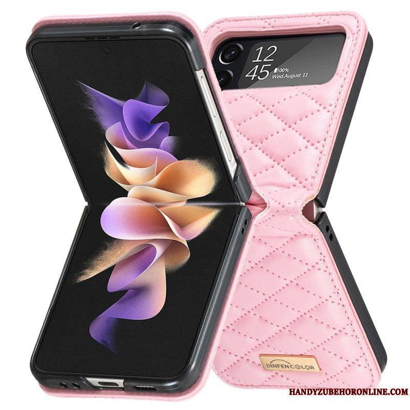 Coque Samsung Galaxy Z Flip 4 Matelassée Binfen Color