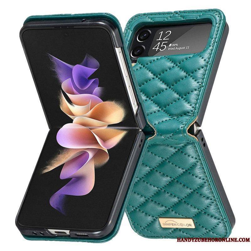 Coque Samsung Galaxy Z Flip 4 Matelassée Binfen Color