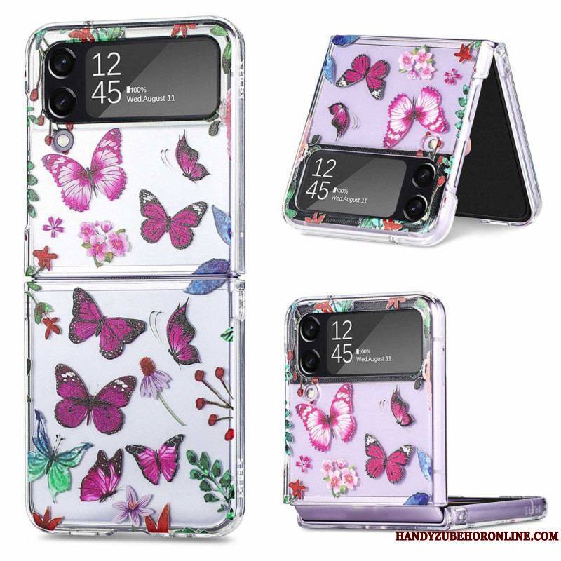 Coque Samsung Galaxy Z Flip 4 Multiples Papillons