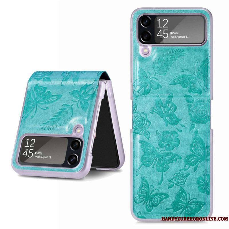 Coque Samsung Galaxy Z Flip 4 Papillon la Nuit