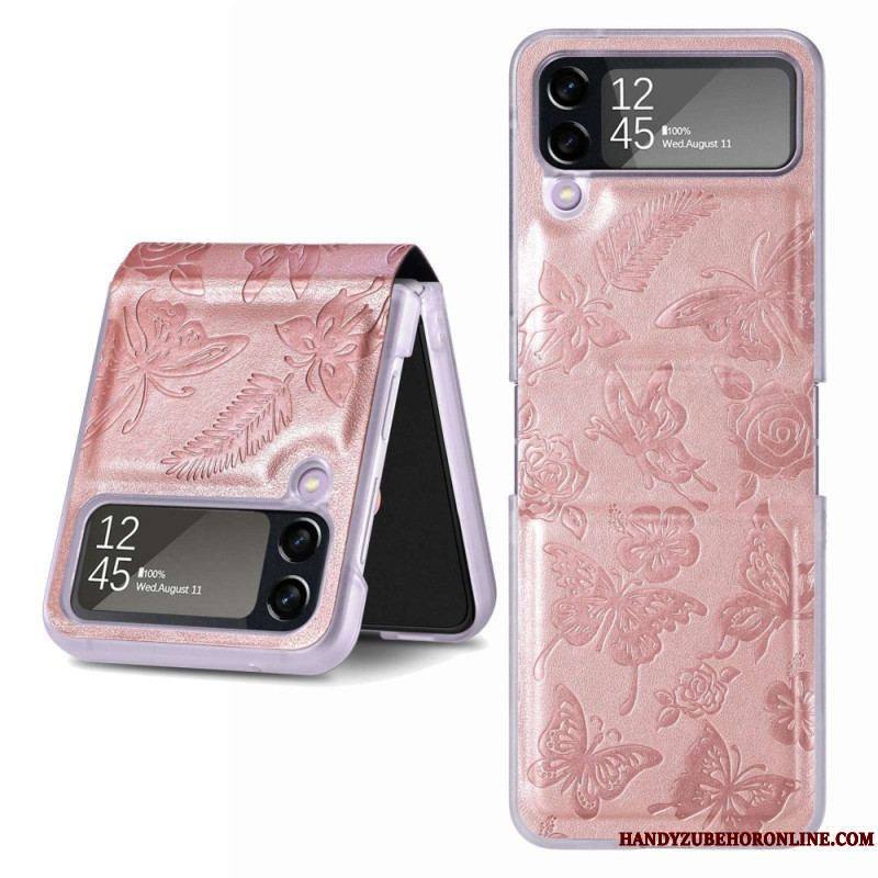 Coque Samsung Galaxy Z Flip 4 Papillon la Nuit