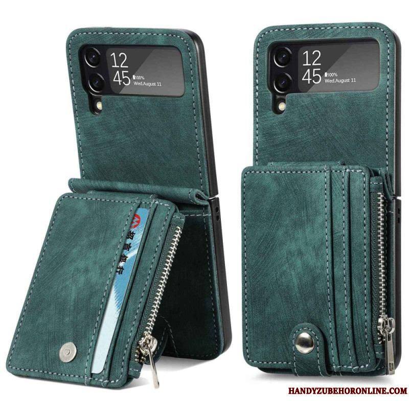 Coque Samsung Galaxy Z Flip 4 Porte-cartes / Porte-monnaie