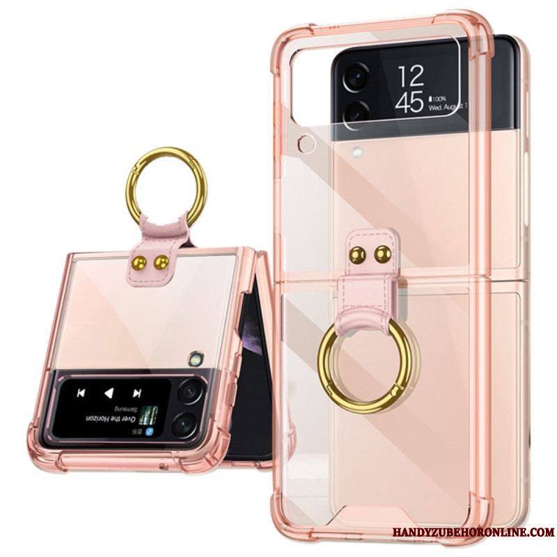 Coque Samsung Galaxy Z Flip 4 Teintée avec Anneau GKK