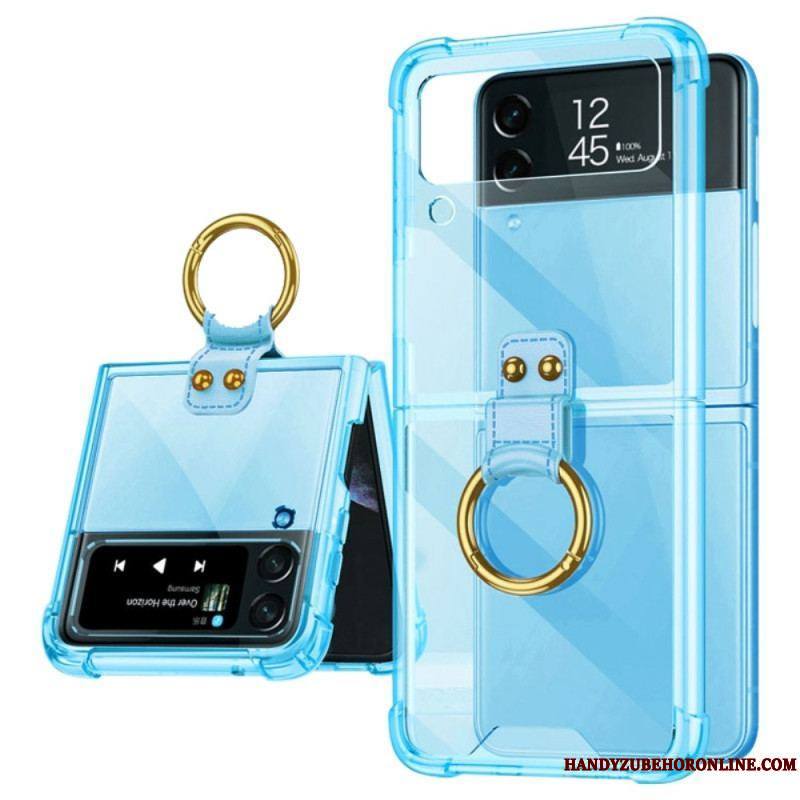 Coque Samsung Galaxy Z Flip 4 Teintée avec Anneau GKK