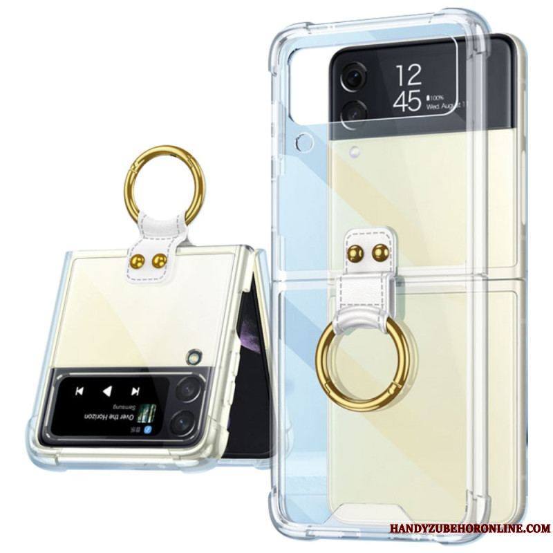 Coque Samsung Galaxy Z Flip 4 Teintée avec Anneau GKK