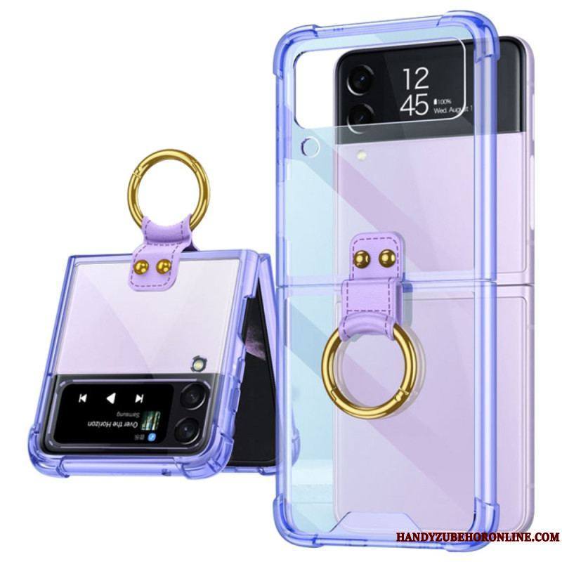 Coque Samsung Galaxy Z Flip 4 Teintée avec Anneau GKK