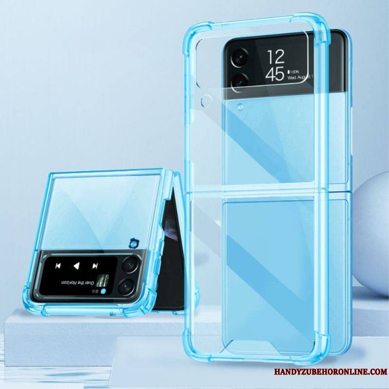 Coque Samsung Galaxy Z Flip 4 Transparente Coins Renforcés GKK