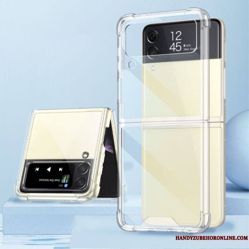 Coque Samsung Galaxy Z Flip 4 Transparente Coins Renforcés GKK