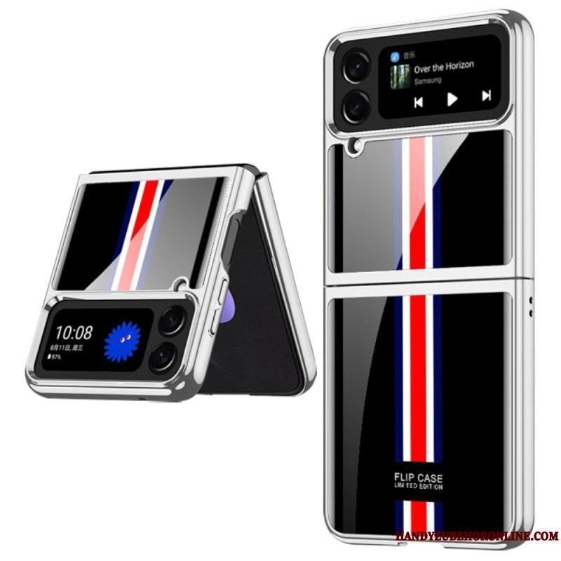 Coque Samsung Galaxy Z Flip 4 Verre Trempé Tricolore GKK