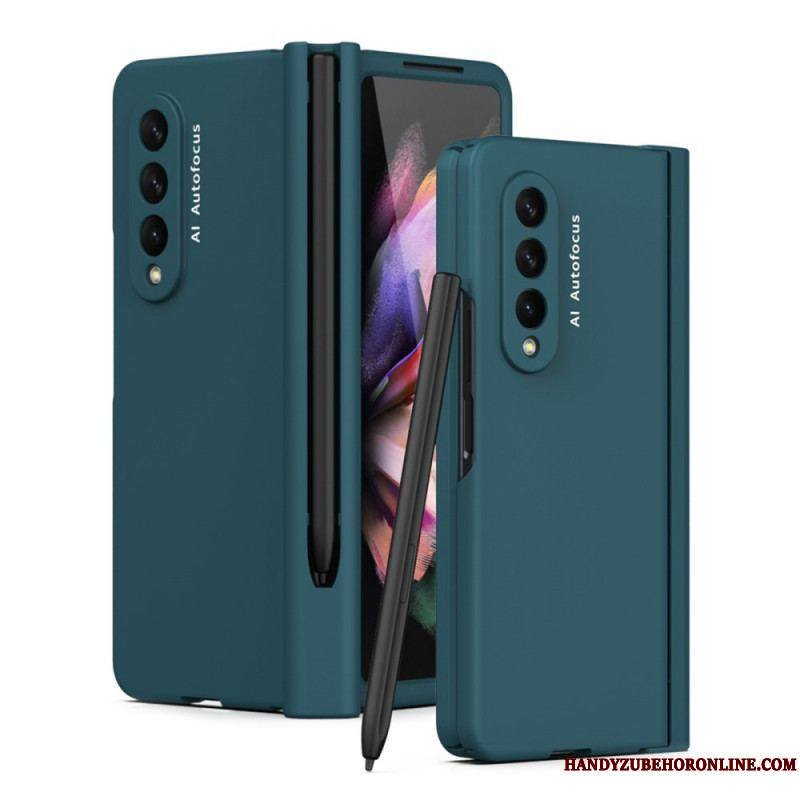 Coque Samsung Galaxy Z Fold 3 5G Protecteur Écran et Porte-Stylet