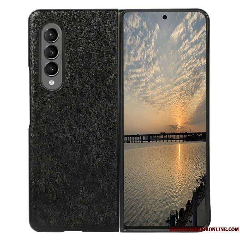 Coque Samsung Galaxy Z Fold 3 5G Simili Cuir Texturé