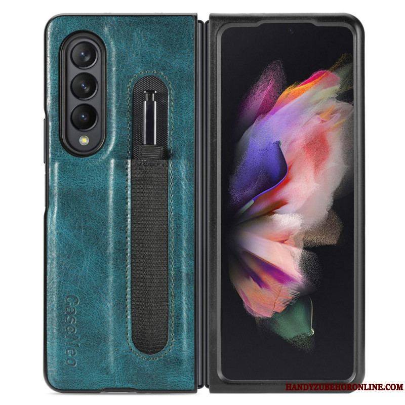 Coque Samsung Galaxy Z Fold 3 5G Style Cuir Porte-Stylet CASENEO