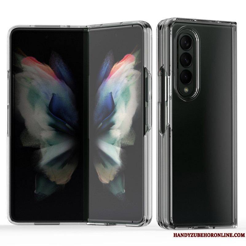 Coque Samsung Galaxy Z Fold 3 5G Transparente Rebords Colorés