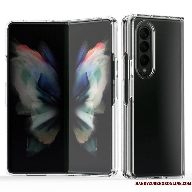 Coque Samsung Galaxy Z Fold 3 5G Transparente Rebords Colorés