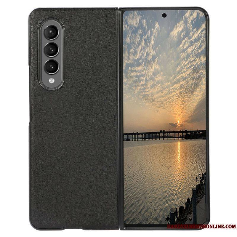 Coque Samsung Galaxy Z Fold 3 5G Véritable Cuir Design