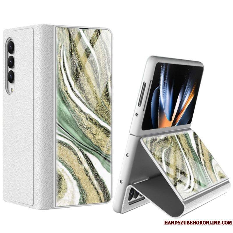 Coque Samsung Galaxy Z Fold 4 GKK Marble Waves