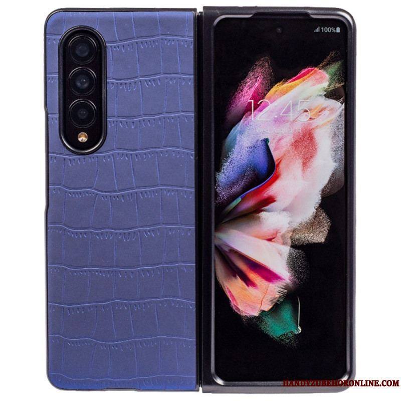 Coque Samsung Galaxy Z Fold 4 Relief Croco