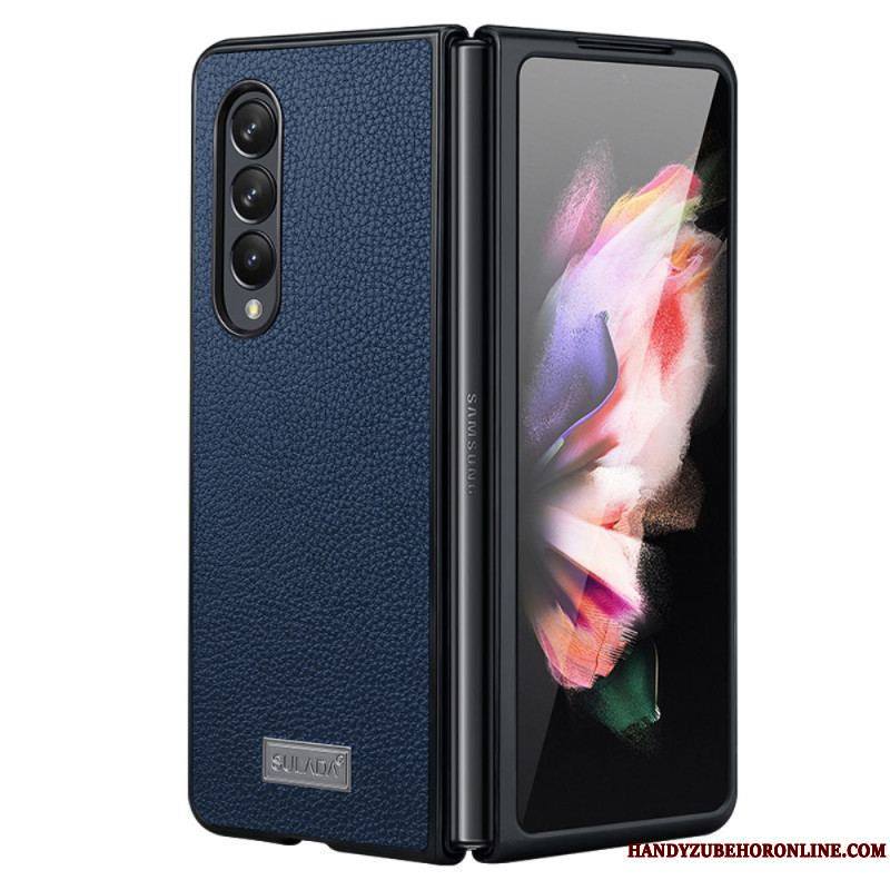 Coque Samsung Galaxy Z Fold 4 SULADA Simili Cuir Litchi