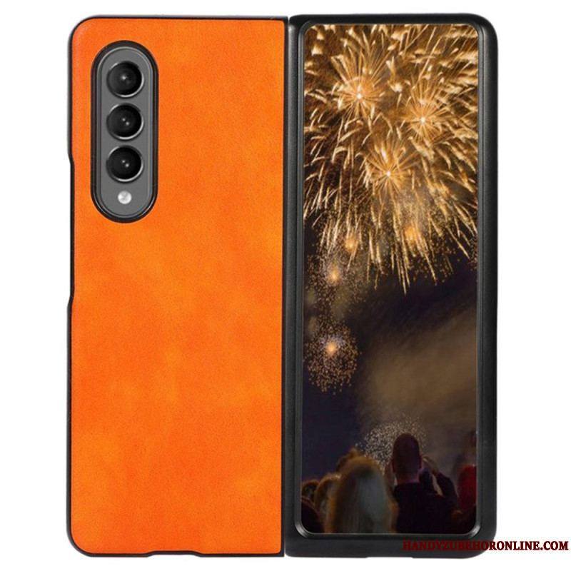 Coque Samsung Galaxy Z Fold 4 Simili Cuir Classique