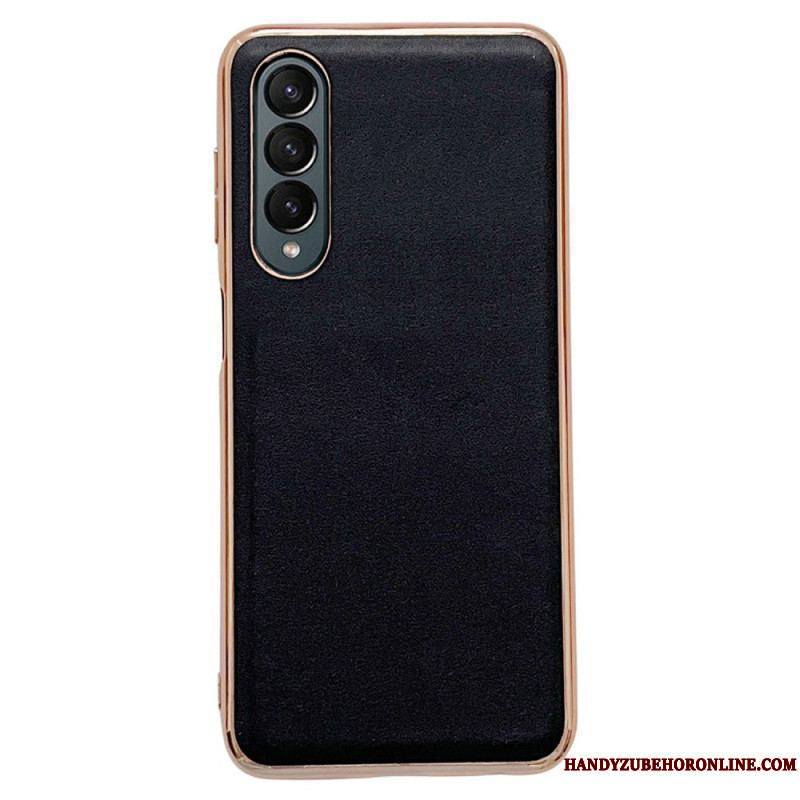 Coque Samsung Galaxy Z Fold 4 Simili Cuir Premium Uni