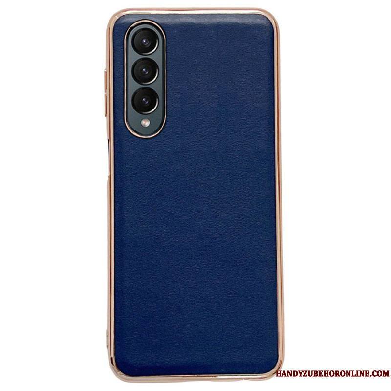 Coque Samsung Galaxy Z Fold 4 Simili Cuir Premium Uni