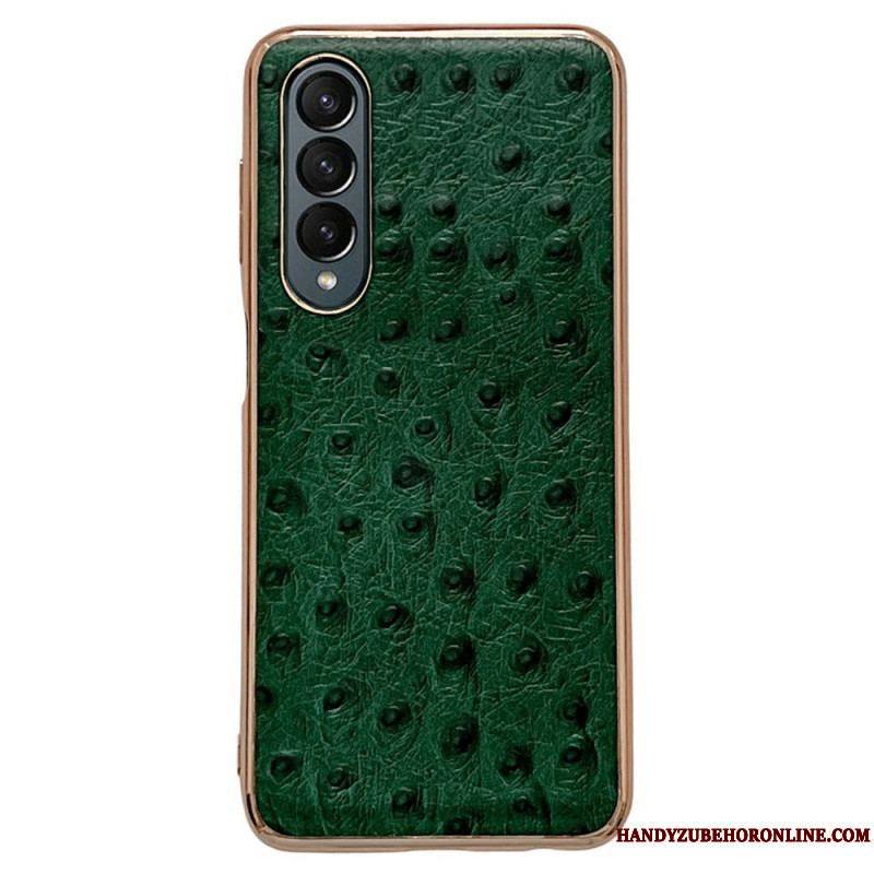 Coque Samsung Galaxy Z Fold 4 Texture Autruche